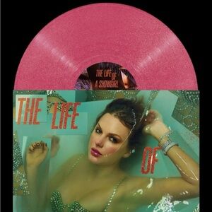 Taylor Swift The Life of a Showgirl: Sequins Are Forever Magenta Glitter Vinyl